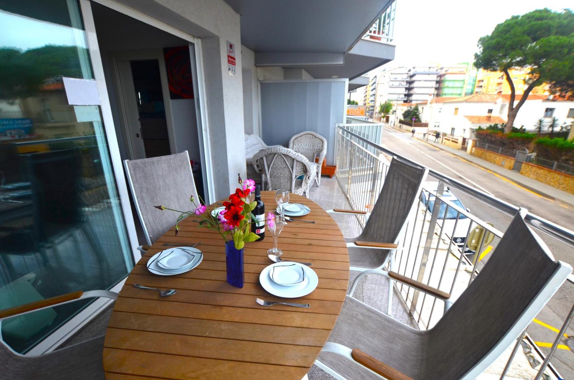Apartamento Frente A La Playa Blanes Costa Brava エクステリア 写真